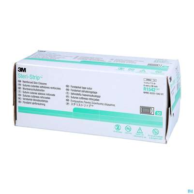 Sie sehen eine Packung Steri Strips (3m) Wundverschluss-streifen Elastic 6x 38mm Nr1542 6st, Produktbild: 04 Steri Strips (3m) Wundverschluss-streifen Elastic 6x 38mm Nr1542 6st, A-Nr.: 2367466 - 04