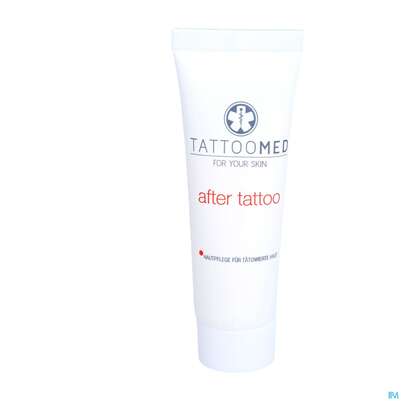 Sie sehen eine Packung Tattoomed After/tattoo Hautcreme Wundsalbe 25ml, Produktbild: 01 Tattoomed After/tattoo Hautcreme Wundsalbe 25ml, A-Nr.: 4533503 - 01