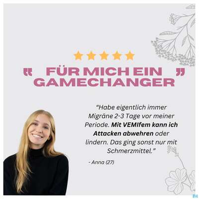 Sie sehen eine Packung Vemifem Lutschtabl 21st, Produktbild: 06 Vemifem Lutschtabl 21st, A-Nr.: 5937711 - 06