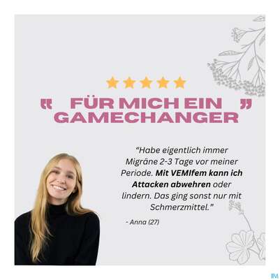 Sie sehen eine Packung Vemifem Lutschtabl 21st, Produktbild: 08 Vemifem Lutschtabl 21st, A-Nr.: 5937711 - 08