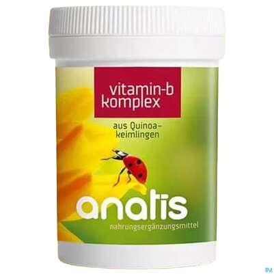 Sie sehen eine Packung Vitamin B-kapseln Komplex Anatis Aus Quinoa 90st, Produktbild: 02 Vitamin B-kapseln Komplex Anatis Aus Quinoa 90st, A-Nr.: 4314758 - 02