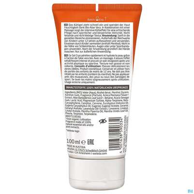 Weleda Sport/kuehlgel Arnika 100ml, A-Nr.: 5931430 - 03