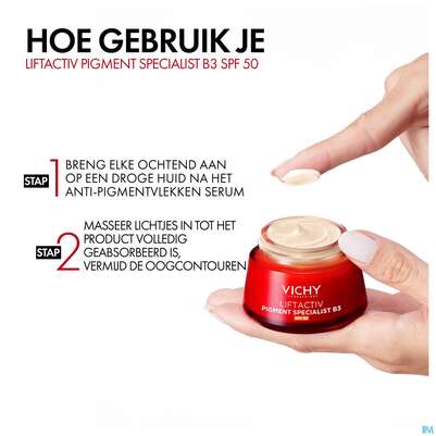 Vichy Liftactiv B3 Anti-pigmentflecken Creme Lsf50 50ml, A-Nr.: 5662504 - 21