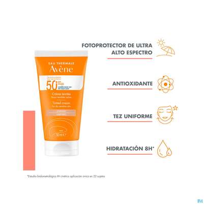 Avène Getönte Sonnencreme Spf 50+ 50ml, A-Nr.: 5598953 - 13