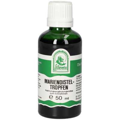 Sie sehen eine Packung MARIENDISTEL TROPFEN 50 ML, Produktbild: 01 MARIENDISTEL TROPFEN 50 ML, A-Nr.: 4311889 - 01