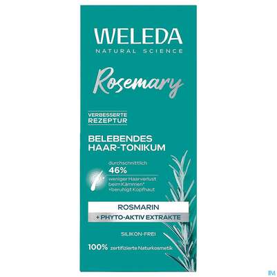 Sie sehen eine Packung Weleda Haar-tonikum Belebend 100ml, Produktbild: 03 Weleda Haar-tonikum Belebend 100ml, A-Nr.: 4021915 - 03