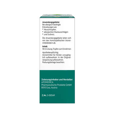 Sie sehen eine Packung Apozema® Nr. 02 Allergie-Tropfen, Produktbild: 06 Apozema® Nr. 02 Allergie-Tropfen, A-Nr.: 0988023 - 06