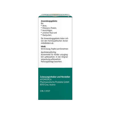 Apozema® Nr. 01 Akne-Tropfen, A-Nr.: 0987696 - 06