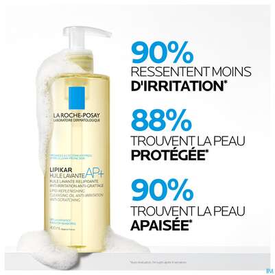 Sie sehen eine Packung La Roche Posay Neurodermitis Lipikar Reinigung Oel Ap+ 750ml, Produktbild: 10 La Roche Posay Neurodermitis Lipikar Reinigung Oel Ap+ 750ml, A-Nr.: 5342656 - 10