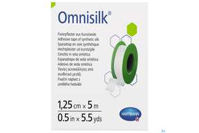 Fixierpflaster Omnisilk 5mx 1,25cm 1st, A-Nr.: 1566100 - 01