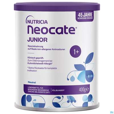 Neocate Pulver/junior 400g, A-Nr.: 3569901 - 02