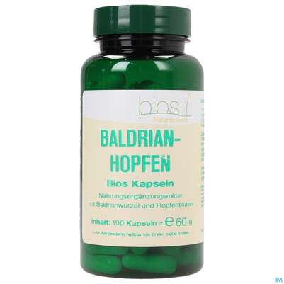 Bios Baldrian-hopfen 100 Kapseln, A-Nr.: 3967116 - 01