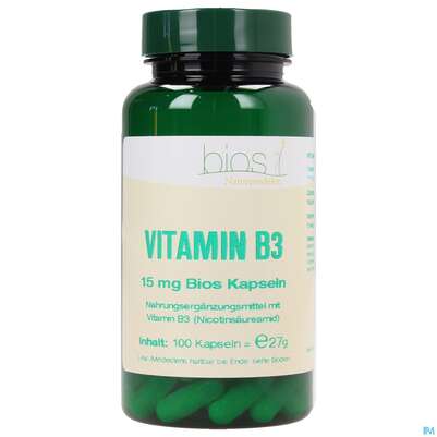 Bios Vitamin B3 15mg 100 Kapseln, A-Nr.: 4246867 - 01