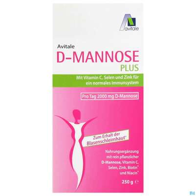 D-mannose Pulver 2000mg Plus Dose 250g, A-Nr.: 5296005 - 01