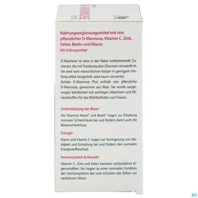 D-mannose Pulver 2000mg Plus Dose 250g, A-Nr.: 5296005 - 08
