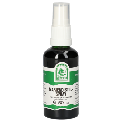 Sie sehen eine Packung MARIENDISTEL SPRAY 50 ML, Produktbild: 01 MARIENDISTEL SPRAY 50 ML, A-Nr.: 4444521 - 01