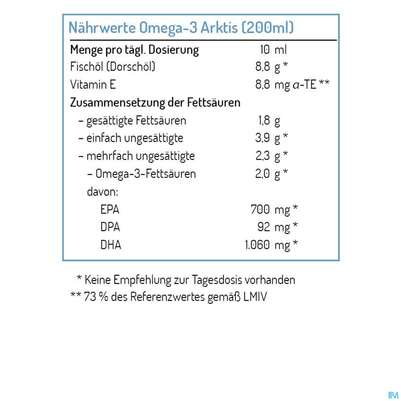 Sie sehen eine Packung Omega -3 Norsan Arktis/oel +vitamin D3 200ml, Produktbild: 05 Omega -3 Norsan Arktis/oel +vitamin D3 200ml, A-Nr.: 5440755 - 05
