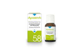Apozema® Nr. 58: Dreiklang Globuli bei trockenem Krampf- und Reizhusten, A-Nr.: 3529557 - 01
