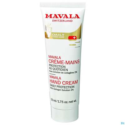 Sie sehen eine Packung Mavala Hand-creme +colagen 50ml, Produktbild: 07 Mavala Hand-creme +colagen 50ml, A-Nr.: 2976716 - 07
