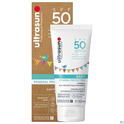 Sonnenprodukte Ultrasun Mineral Baby Spf50 Nr.62 100ml, A-Nr.: 4798101 - 07