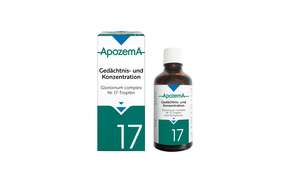 Apozema® Nr. 17 Gedächtnis- und Konzentrations-Tropfen, A-Nr.: 0987845 - 01