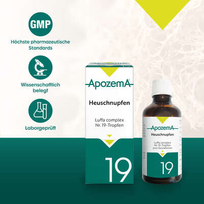 Apozema® Nr. 19 Heuschnupfen-Tropfen, A-Nr.: 0987791 - 04