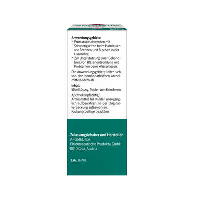 Apozema® Nr. 25 Prostata-Tropfen, A-Nr.: 0987727 - 06