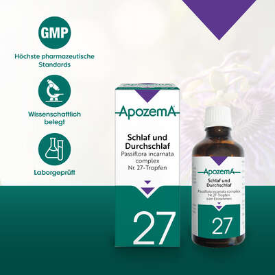 Apozema® Nr. 27 Schlaf- und Durchschlaf-Tropfen, A-Nr.: 0987779 - 04