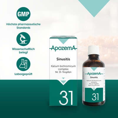 Apozema® Nr. 31 Sinusitis-Tropfen, A-Nr.: 0987822 - 04