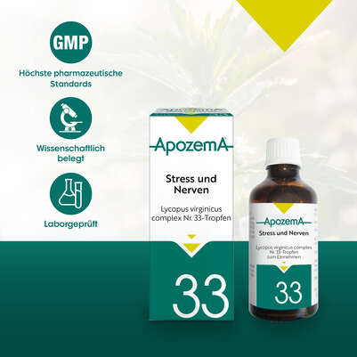 Apozema® Nr. 33 Stress- und Nerven-Tropfen, A-Nr.: 0982925 - 04