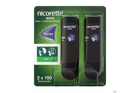 Nicorette Spray 1mg/spruehstoss Z.anw.i.d.mundhoehle lösung Mint 1st, A-Nr.: 3916136 - 01