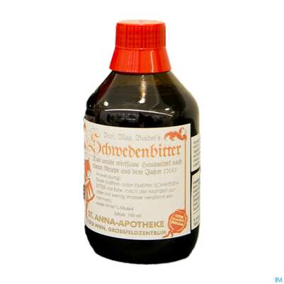 Sie sehen eine Packung Schwedenbitter Apotheker Binders 500ml, Produktbild: 01 Schwedenbitter Apotheker Binders 500ml, A-Nr.: 0284285 - 01