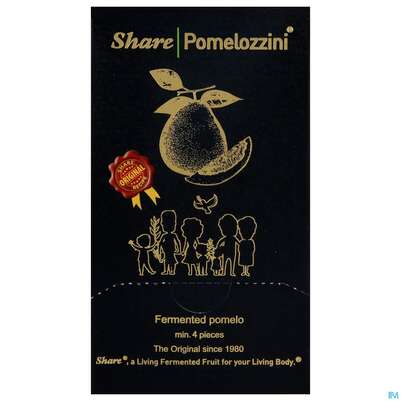 Sie sehen eine Packung Share Pomelozzini Fermentierte Pomelo 4st, Produktbild: 02 Share Pomelozzini Fermentierte Pomelo 4st, A-Nr.: 5413540 - 02
