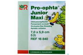 Augenokklusionspflaster Pro-ophta Junior Maxi 7x 5,9cm 16842 100st, A-Nr.: 2723257 - 01