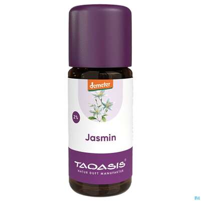 Sie sehen eine Packung Aetherische Oele Taoasis Jasmin 2% 10ml, Produktbild: 02 Aetherische Oele Taoasis Jasmin 2% 10ml, A-Nr.: 3164009 - 02