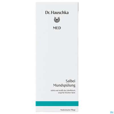 Sie sehen eine Packung Dr. Hauschka Salbei Mundspülung 300ml, Produktbild: 02 Dr. Hauschka Salbei Mundspülung 300ml, A-Nr.: 3412855 - 02