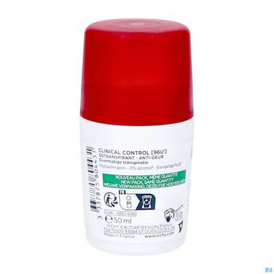 Vichy Deodorant Antitranspirant/roll-on Clinical Contr 96h 50ml, A-Nr.: 5571575 - 05