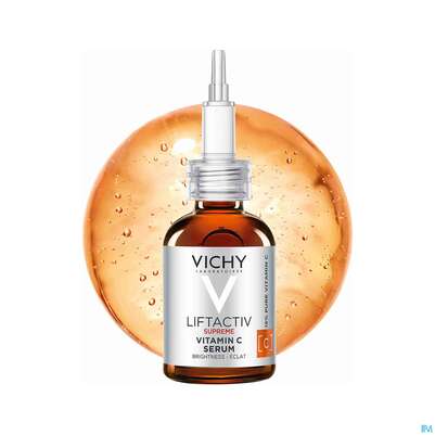 Sie sehen eine Packung Vichy Liftactiv Vitamin C Serum 20ml, Produktbild: 11 Vichy Liftactiv Vitamin C Serum 20ml, A-Nr.: 5478976 - 11