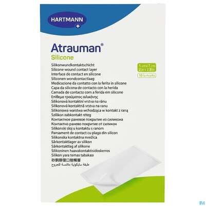 Wundauflagen Atrauman Silicone 5x 7cm 10st, A-Nr.: 4522095 - 02