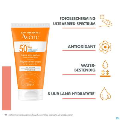 Sonnenprodukte Avene Creme 50+ Ohne Duftstoff 50ml, A-Nr.: 5597161 - 21