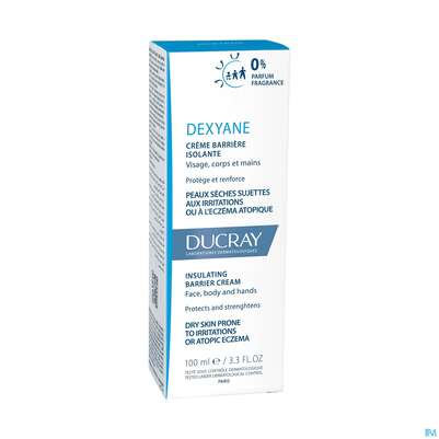 Sie sehen eine Packung Ducray Dexyane Schützende Barriere-creme 100ml, Produktbild: 03 Ducray Dexyane Schützende Barriere-creme 100ml, A-Nr.: 5413014 - 03