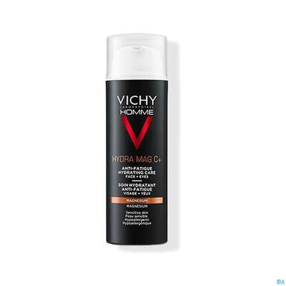 Sie sehen eine Packung Vichy Homme Hydra Mag C+ 50ml, Produktbild: 02 Vichy Homme Hydra Mag C+ 50ml, A-Nr.: 3828136 - 02