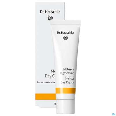 Sie sehen eine Packung Dr. Hauschka Melissen Tagescreme 30ml, Produktbild: 03 Dr. Hauschka Melissen Tagescreme 30ml, A-Nr.: 3830386 - 03