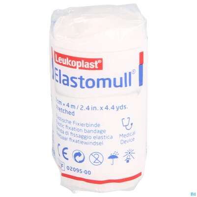 Elastische Binden Elastomull Einzeln Verpackt 4mx 6cm 1st, A-Nr.: 0188943 - 01