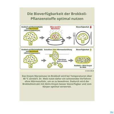 Dr.wolz Brokkoliextrakt Kapseln +aktiv-enzym 60563 60st, A-Nr.: 5133705 - 11