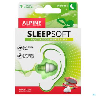 Ohrenschutz Alpine Hearing Protection Sleepsoft 2st, A-Nr.: 3796241 - 02