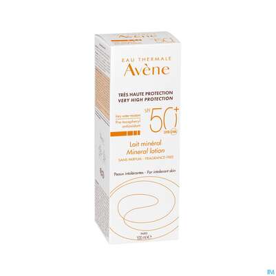 Sie sehen eine Packung Avène Mineralische Sonnencreme Spf 50+ 50ml, Produktbild: 09 Avène Mineralische Sonnencreme Spf 50+ 50ml, A-Nr.: 2993407 - 09