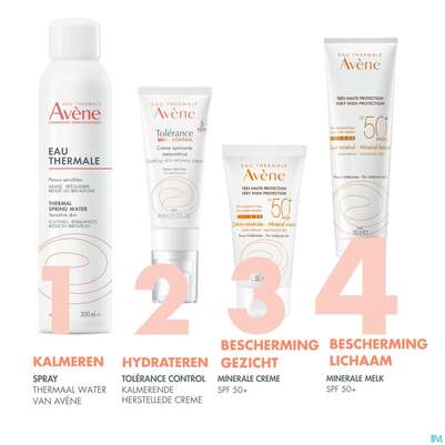Sie sehen eine Packung Avène Mineralische Sonnencreme Spf 50+ 50ml, Produktbild: 24 Avène Mineralische Sonnencreme Spf 50+ 50ml, A-Nr.: 2993407 - 24