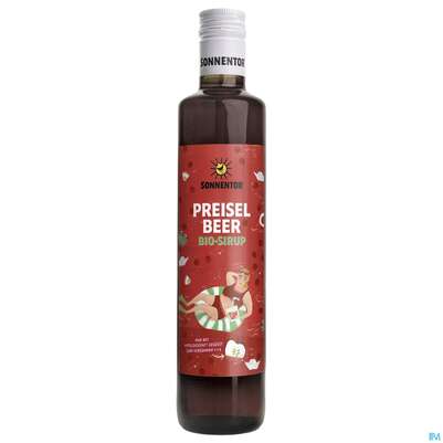 Sie sehen eine Packung Sonnentor Sirup/bio Preiselbeer 00941 500ml, Produktbild: 03 Sonnentor Sirup/bio Preiselbeer 00941 500ml, A-Nr.: 3660205 - 03