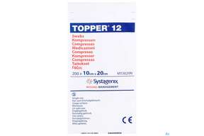 Kompressen Topper/12 Unsteril Nr 53620 10x20cm 200st, A-Nr.: 1482142 - 01